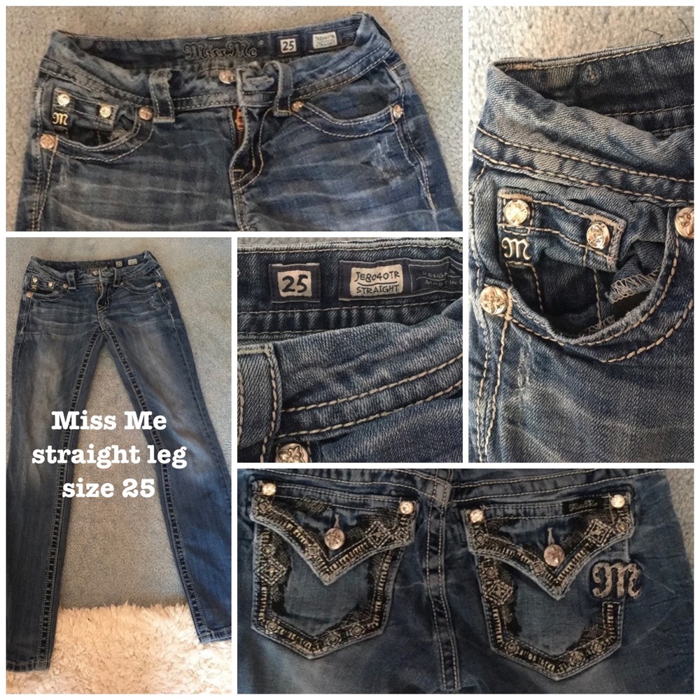 Miss me  jeans straight leg size 25